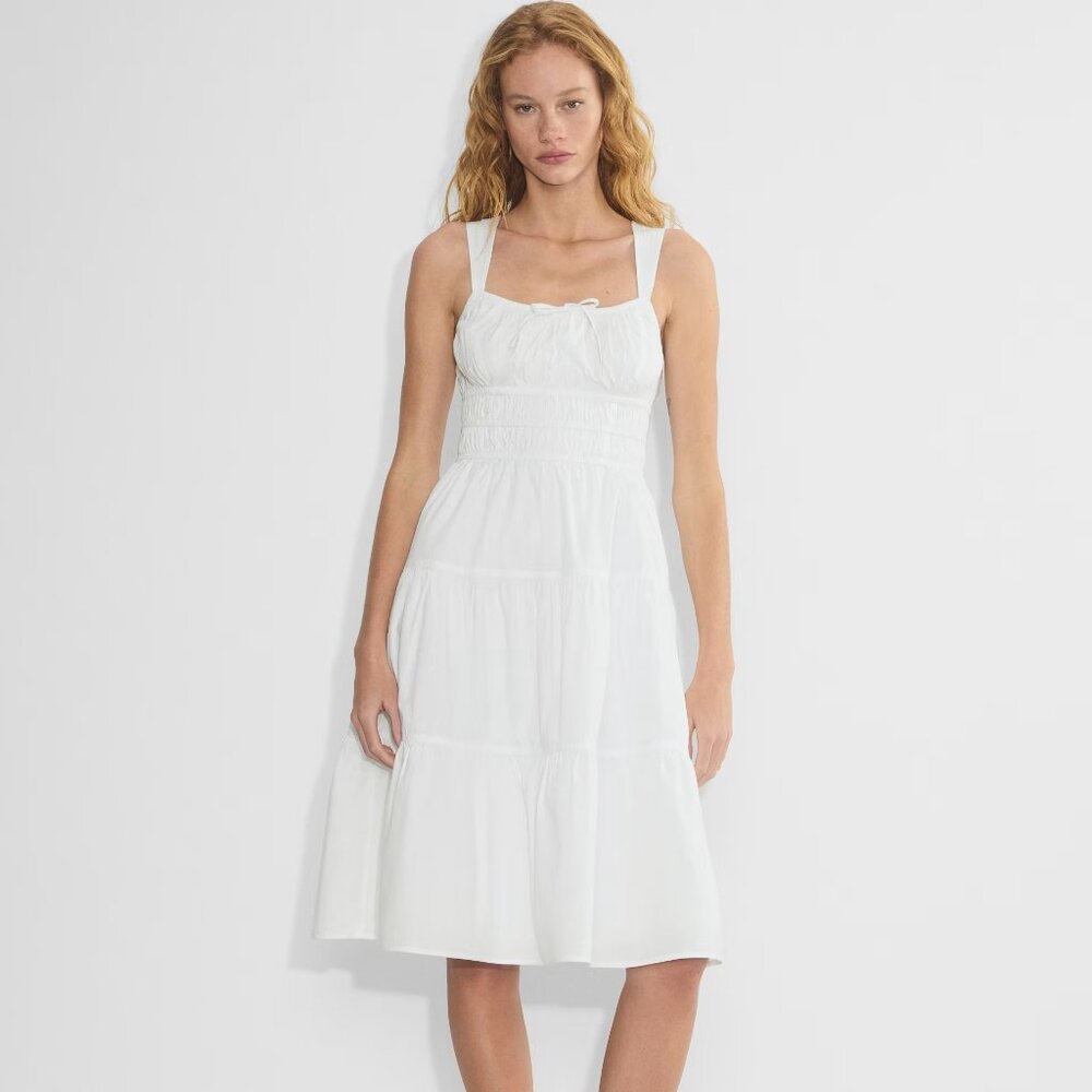 Aritzia White Midi Sundress